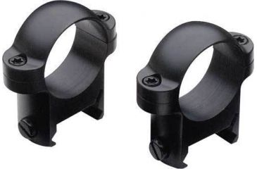 Image of Burris Zee 1in Steel Rifle Scope Rings - Low, Black Matte, 420083