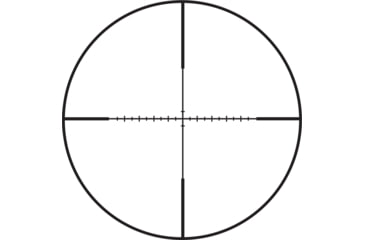 Image of Burris Fullfield IV 3-12x42 mm Rifle Scope, 1 in Tube, Second Focal Plane, Black, Matte, Red C4 Wind MOA Reticle, MOA Adjustment, 200489