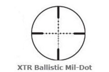Image of Burris 3-12x50 XTR Xtreme Rifle Scope, Matte Black with Ballistic Mil-Dot Reticle 201916