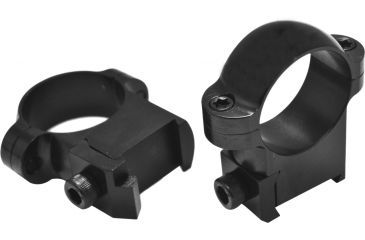 Image of Burris Rifle Scope Ring Mounts, CZ 550, Long Action, Medium, 1 in Tube, Gloss, Black, 420130