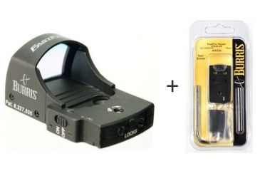 Image of Burris FastFire II 4 MOA Red Dot Reflex Sight w/ Burris FastFire Mounting Plate for Fits Glock