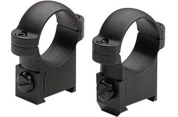 Image of Burris Rifle Scope Ring Mounts, CZ 550, Long Action, Medium, 1 in Tube, Gloss, Black, 420130