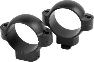 Image of Burris Standard 1in Steel Dovetail Rifle Scope Ring Pair, Medium, Black Matte 420052