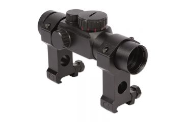Image of Bushnell 1x28mm red dot, 4 Dial-in Red or Green Reticles w/Rings, Matte Black AR730135C