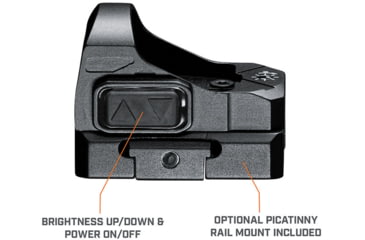 Image of Bushnell AR Optics Advance Reflex Sight, 1x44mm, 5 MOA, AR750006
