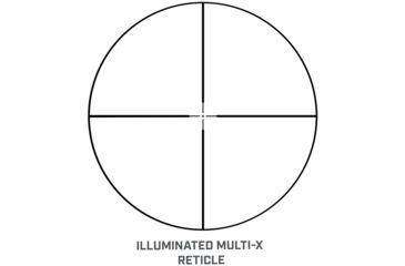 Image of Bushnell Engage 3-9x40mm Rifle Scope, 1 inch Tube, Illuninated Multi-X Reticle, Black, RE3940BS9