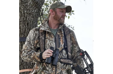 Image of Bushnell Fusion X 10X42 Rangefinding Binoculars, BK-7, Center Focus System, Roof Prism, Black, FX1042AD