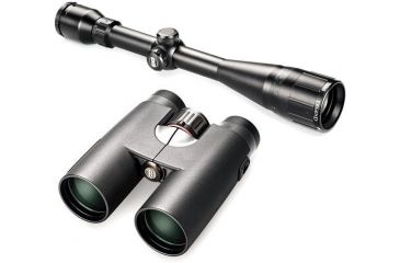 Image of Bushnell Legend 5-15x40 Matte Rifle Scope and Bushnell 628042 Elite E2 8x42 Binocular Kit