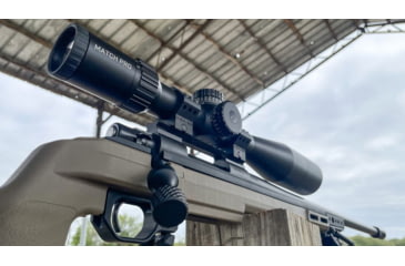 Image of Bushnell Match Pro ED 5-30x56mm Rifle Scope, 34mm Tube, First Focal Plane, MOA, DM2 Reticle, Black, small, MP53056AMI