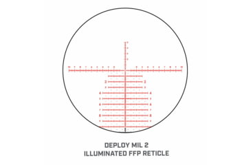 Image of Bushnell Match Pro ED 5-30x56mm Rifle Scope, 34mm Tube, First Focal Plane, MRAD, DM2 Reticle, Black, small, MP53056DMI