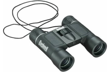 Image of Bushnell Powerview 8x21mm Roof Prism Binoculars, Clam Pack, Black, 132514C