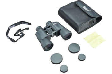 Image of Bushnell PowerView WA 10x50mm Porro Prism Binoculars, Box Pack, Black, 131056