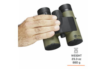 Image of Bushnell Prime 10x42mm Roof Prism Binocular w/Vault Bundle, Green, BP1042VTC