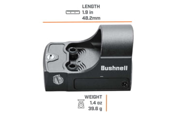 Image of Bushnell Reflex Sight Rsx-100 4moa W/weaver Low Rise Mount