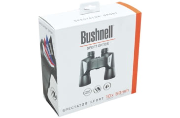 Image of Bushnell Spectator Sport 10x50mm Porro Prism Binoculars, Black/Silver, BS11050