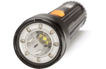 Image of Bushnell TRKR 600 Lumen MC Flashlight, Black/Orange, 50012