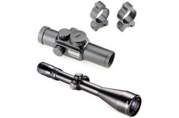 Image of Bushnell Trophy Red Dot Sight and Bushnell Elite 4200 Riflascope Kit