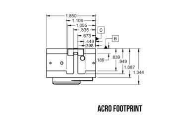 Image of C&amp;H Precision Weapons Duty Optic - RD-DUTY-RD