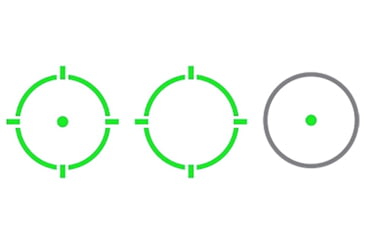 Image of C&amp;H Precision Weapons EDC RMSC Optic Sights, Green Multi Reticle, RD-EDC-GR-MR-RMSC