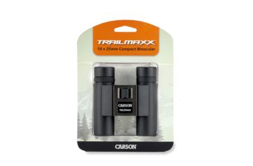 Image of Carson 10x25mm Compact Binoculars, Silver/Black TM-025
