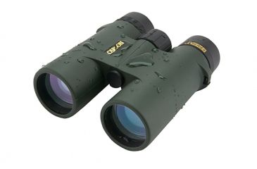 Image of Carson 10x42 Roof BaK-4 Prism Waterproof Multicoated Binoculars, Green JK-042