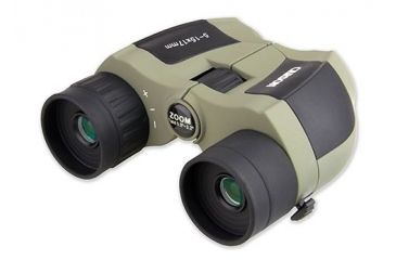 Image of Carson 5-15x17mm MiniZoom Binoculars, Gray/Black, MZ-517
