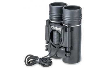 Image of Carson 8x21mm Kinglet Binoculars, 9mm, Multicoated, Black, KB-821