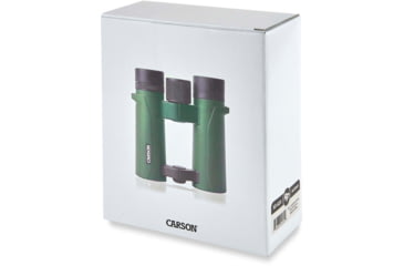 Image of Carson 8x26 Open Bridge Binocular, Green, RD-826