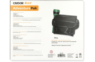 Image of Carson Adventure Pak Binoculars, 5x30mm, Roof Prism, Matte Green, HU-401