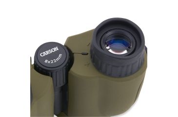 Image of Carson JR Series 8x42mm Roof Prism Binocular, Green, jr-842