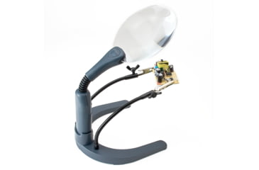 Image of Carson MagniLamp Deluxe Magnifier Light Loupe, Silver GN-88