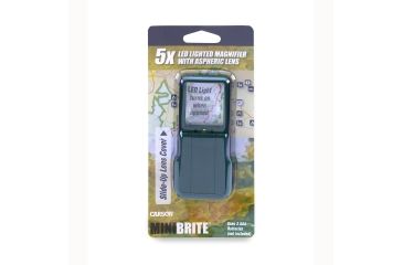 Image of Carson MiniBrite Hand Held Magnifier Loupe, Green OD-95