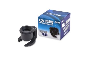 Image of Carson SensorMag 4.5X Magnification Loupe w/ LED, Black SM-44