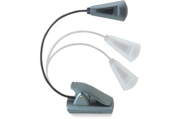 Image of Carson Ultra-Bright Fully Adjustable 6 LED Book Light, Grey FL-66