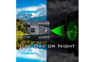 Image of 12x32mm Day/Night Green Laser Roof Prism Binocular and Case,Black