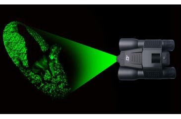 Image of Cassini 8x32 mm Green Laser Binocular, Charcoal K-9