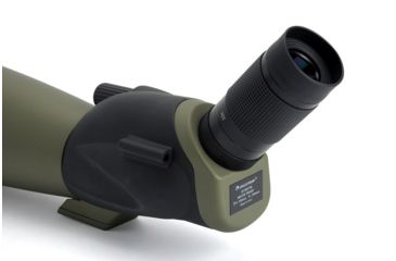 Image of Celestron Ultima 100 Angled Spotting Scope, 22-66x100 Zoom, Matte w/ Case 52252