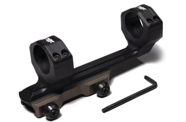 Image of Christensen Arms Cantilever Scope Rings, 0 MOA, Black/Burnt Bronze, 1in, 810-00043-00