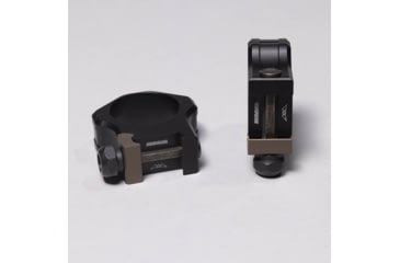 Image of Christensen Arms Ultralight Scope Rings, Black/Burnt Bronze, High, 30mm, 810-00041-04