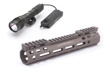 Image of Cloud Defensive Light Control System, Streamlight HLX, Cloud Optimized Rail Combo, Black / FDE, LCSMK2K-HLX-CORv2-FDE