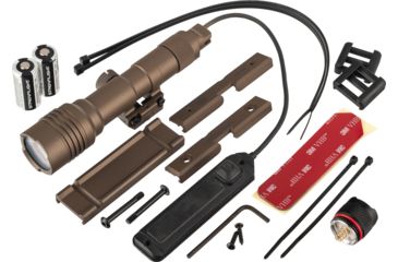 Image of Cloud Defensive Light Control System w/600 Lumen Streamlight ProTac Rail-Mount 2 Weapon Light Combo Kit, Burnt Bronze, LCSmk2kRM2KIT-bb-combo