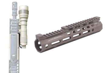 Image of Cloud Defensive Light Control System w/Streamlight ProTac Rail Mount HLX, 1000 Lumen, LCS Series w/Optimized Rail System, FDE