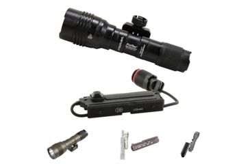 Image of Cloud Defensive Light Control System w/Streamlight ProTac Rail-Mount HLX 1000 Lumen LCS Series, Black, Burnt Bronze, Flat Dark Earth, OD Green, Urban Grey