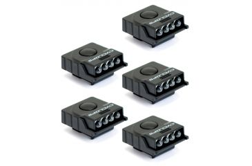 Image of Cyclops Ultimate Mini Hat Clip Lights, 2 Black/White, 1 Green, 1 Red, 1 Blue, CYC-HCPACK