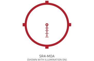Image of Crimson Trace 2 Series Tactical Rifle Scope, 1-4x24mm, FFP, 30mm Tube, SR4-MOA Illuminated Reticle, Black, CTA-2104