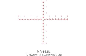 Image of Crimson Trace 5 Series Tactical Rifle Scope, 3-18x50mm, FFP, 34mm Tube, MR1-MIL Illuminated Reticle, Black, CTL-5318