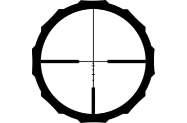 Image of Crimson Trace Brushline Rifle Scope, 4-12x40mm, 1in Tube, Second Focal Plane, CT Custom BDC Rimfire Reticle, MOC Coating, Black, 01-01590