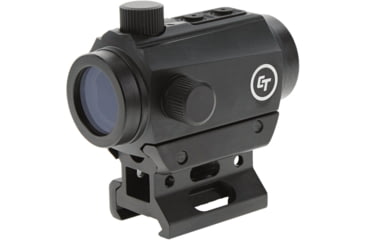 Image of Crimson Trace 1244743 CTS-25 Black 4 MOA Red Dot Reticle, Includes Riser