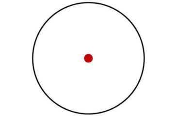 Image of Crimson Trace 1244743 CTS-25 Black 4 MOA Red Dot Reticle, Includes Riser