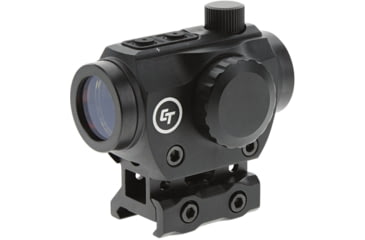 Image of Crimson Trace 1244743 CTS-25 Black 4 MOA Red Dot Reticle, Includes Riser
